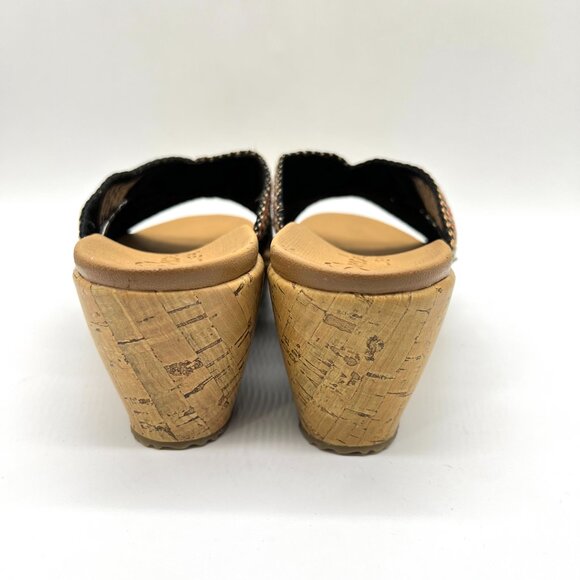 Skechers Cali Womens Beverlee Delighted Wedge Vegan Sandals Rainbow Multicolor - Picture 7 of 15